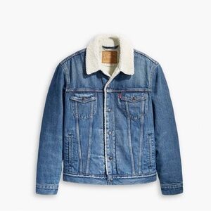 Levi’s sherpa jean jacket
